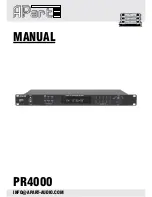 APART PR4000 Manual preview