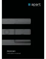 APART PREZONE1 Instruction Manual preview