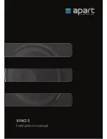 APART VINCI 5 Instruction Manual preview