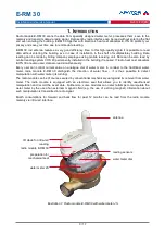 Предварительный просмотр 3 страницы Apator Metra E-RM 30 Installation And Service Manual