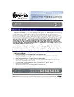 Предварительный просмотр 8 страницы APB-DynaSonics MixSwitch-C Owner'S Manual