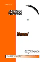 APCO Aviation CRUISER 400 Manual preview