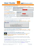 Предварительный просмотр 30 страницы APconnections NetEqualizer User Manual