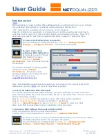 Предварительный просмотр 42 страницы APconnections NetEqualizer User Manual