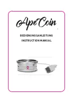 Ape Labs ApeCoin Instruction Manual preview