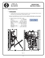 Предварительный просмотр 11 страницы APE 100 WICK Operating And Maintenance Manual