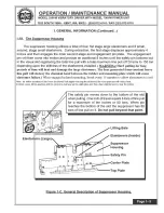 Предварительный просмотр 13 страницы APE 250VM Operation & Maintenance Manual