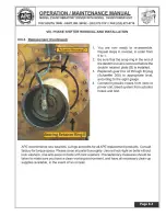 Предварительный просмотр 87 страницы APE 250VM Operation & Maintenance Manual