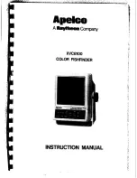 Preview for 2 page of Apelco XVC-8100 Instruction Manual