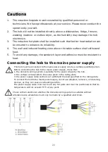 Предварительный просмотр 22 страницы Apelson UBINDECO60BZ User Manual