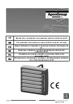 ApenGroup Aermax AX EC Use, Installation And Maintenance Manual preview