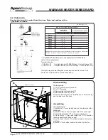 Preview for 22 page of ApenGroup Aermax line User, Installation, And Maintenance Manual