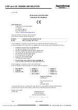 Preview for 2 page of ApenGroup AermaxLine LK-KONDENSA Series Use, Installation And Maintenance Manual