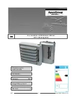 Preview for 1 page of ApenGroup Aquakond AKY Series Use, Installation And Maintenance Manual