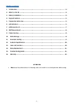 Preview for 2 page of Apera Instruments AI3711 Instruction Manual