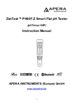 Предварительный просмотр 1 страницы Apera Instruments AI3715 Instruction Manual