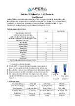 Preview for 1 page of Apera Instruments LabSen 213 User Manual