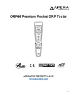 Apera Instruments ORP60 Instruction Manual предпросмотр