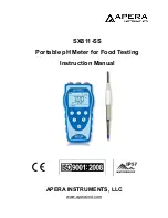 Предварительный просмотр 1 страницы Apera Instruments SX811-SS Instruction Manual