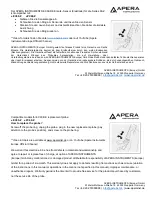 Preview for 1 page of Apera EC60-Z Quick Start Manual