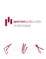 Aperion Audio 8" In-Ceiling Owner'S Manual preview