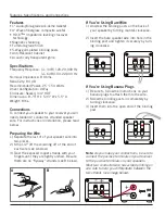 Preview for 2 page of Aperion Audio Intimus 4B Harmony SA Owner'S Manual