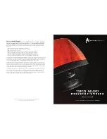 Preview for 1 page of Aperion Audio Verus Grand Bookshelf Speaker Owner'S Manual