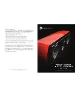 Aperion Audio Verus Grand Center Owner'S Manual preview