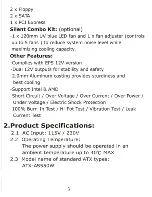 Preview for 4 page of Apevia ATX-AS550W User Manual