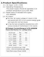 Preview for 4 page of Apevia Dark Side Power ATX-AS600W User Manual