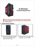 Preview for 3 page of Apevia X Hermes User Manual