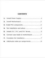 Preview for 2 page of Apevia X-PIONEER User Manual