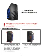 Preview for 3 page of Apevia X-PIONEER User Manual