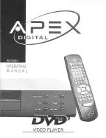 Apex Digital AD-600A Operating Manual предпросмотр