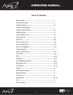 Preview for 2 page of Apex Digital APXBASE Operating Manual