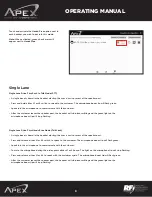 Preview for 10 page of Apex Digital APXBASE Operating Manual