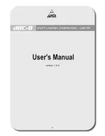 Preview for 2 page of Apex Digital dBC-8 User Manual