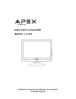 Preview for 49 page of Apex Digital LD1919 Operating Instructions Manual