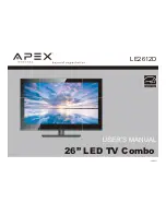 Apex Digital LE2612D User Manual preview