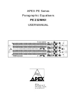 Apex Digital PE 133 MKII User Manual preview