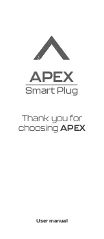 Apex Digital Smart Plug User Manual предпросмотр