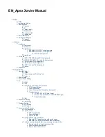 Предварительный просмотр 1 страницы Apex Digital Xavier Manual