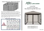 Предварительный просмотр 1 страницы Apex Garden insect Net Quick Start Manual