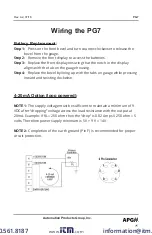 Предварительный просмотр 24 страницы APG PG-7 Operator'S Manual