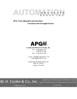 Предварительный просмотр 24 страницы APG VBL Series Operator'S Manual