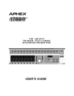 Предварительный просмотр 1 страницы Aphex 1788-R User Manual