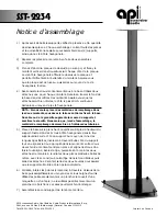 Preview for 2 page of API Audio Accessories SST-2234 Assembly Instructions