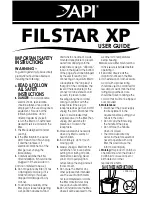 API FILSTAR XP User Manual preview