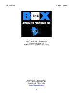 Preview for 97 page of API The BOX Operator'S Manual