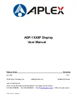 Aplex ADP-1158P User Manual preview